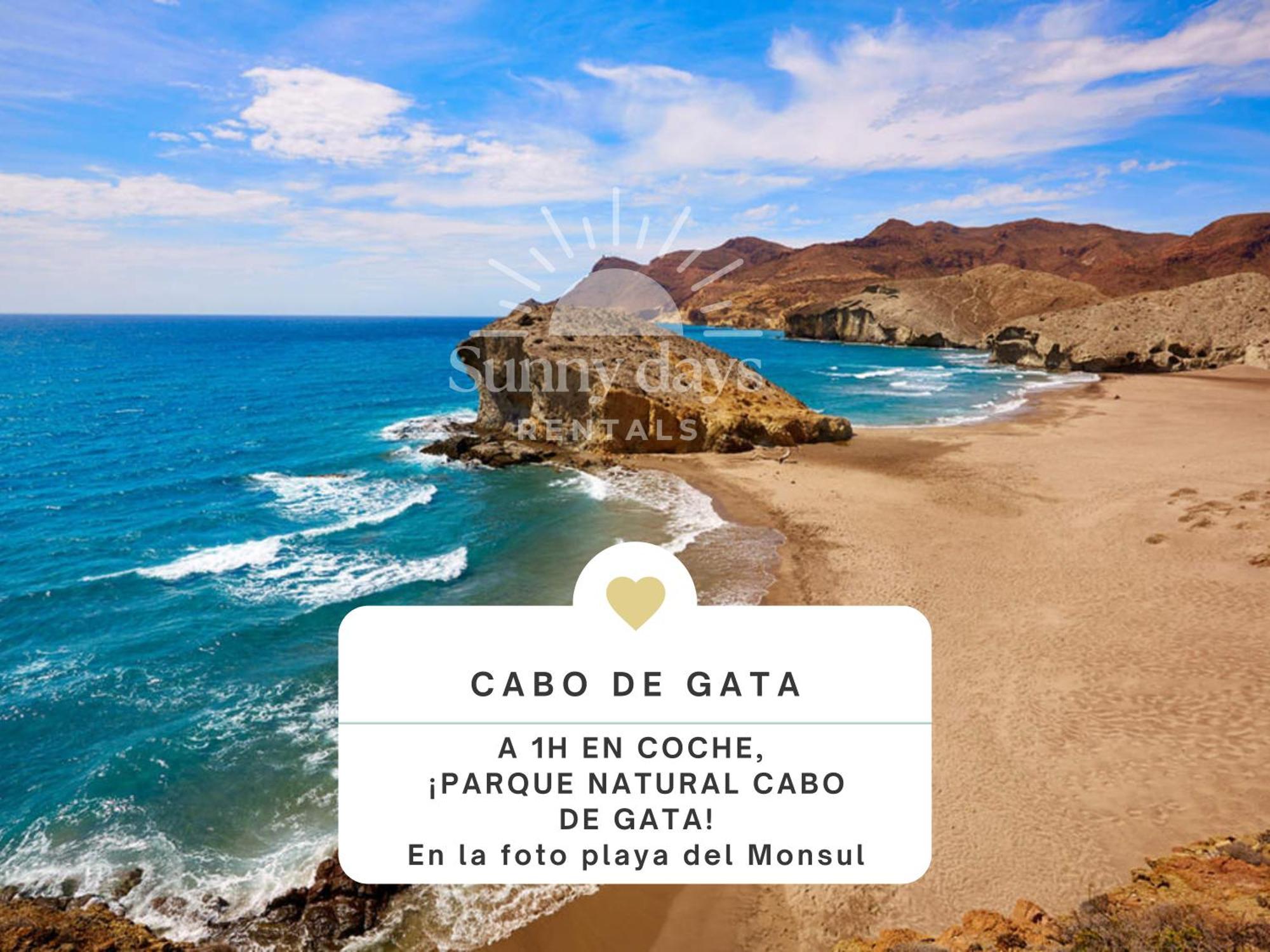 Acogedor Apartamento A 30 Metros De La Playa - Wifi - Smarttv Almería Eksteriør billede