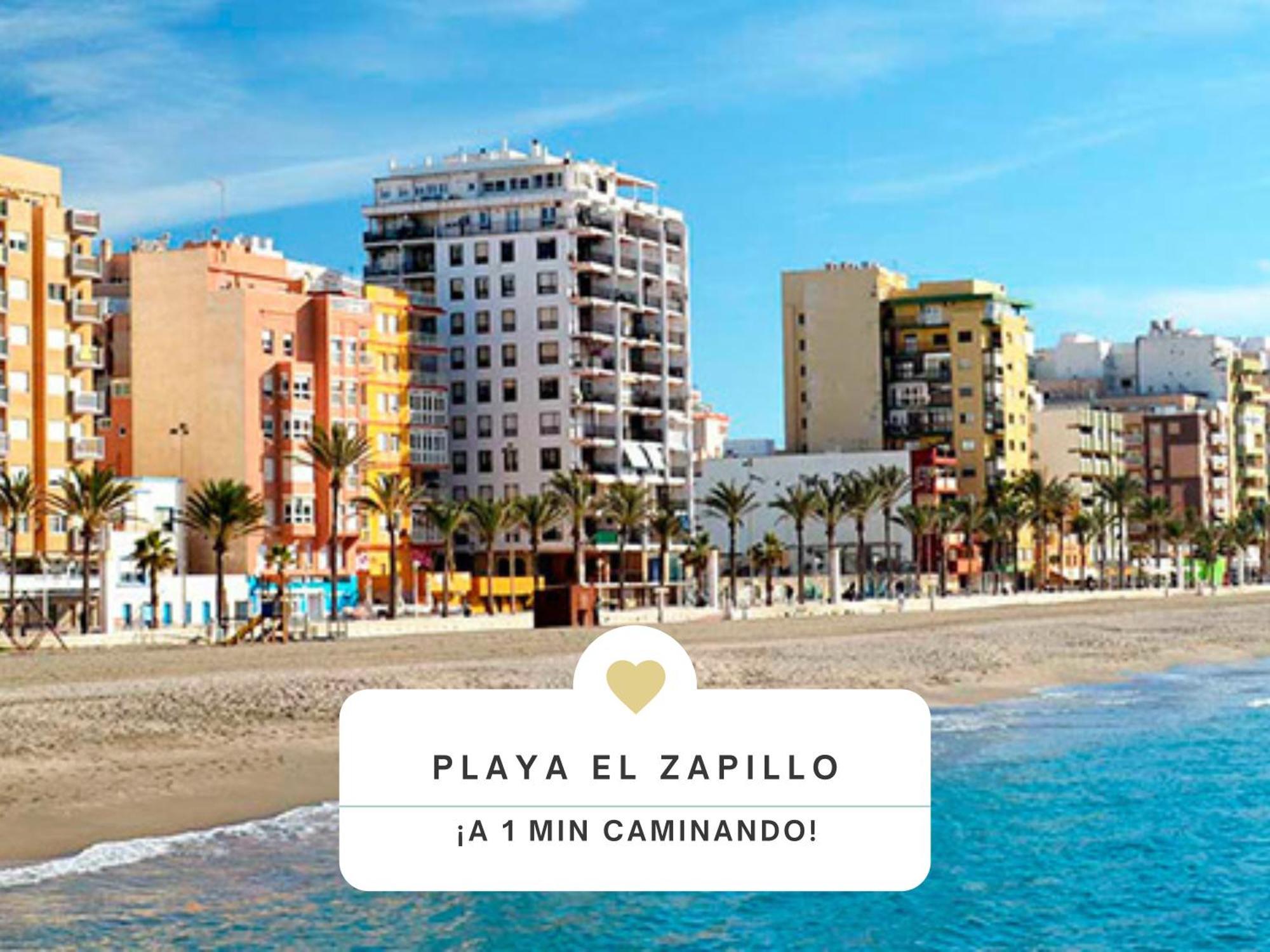 Acogedor Apartamento A 30 Metros De La Playa - Wifi - Smarttv Almería Eksteriør billede